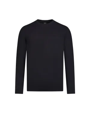1010796-008 | MEN'S K·WEISS MIRCO-FLEECE LONG SLEEVES T-SHIRT | BLACK