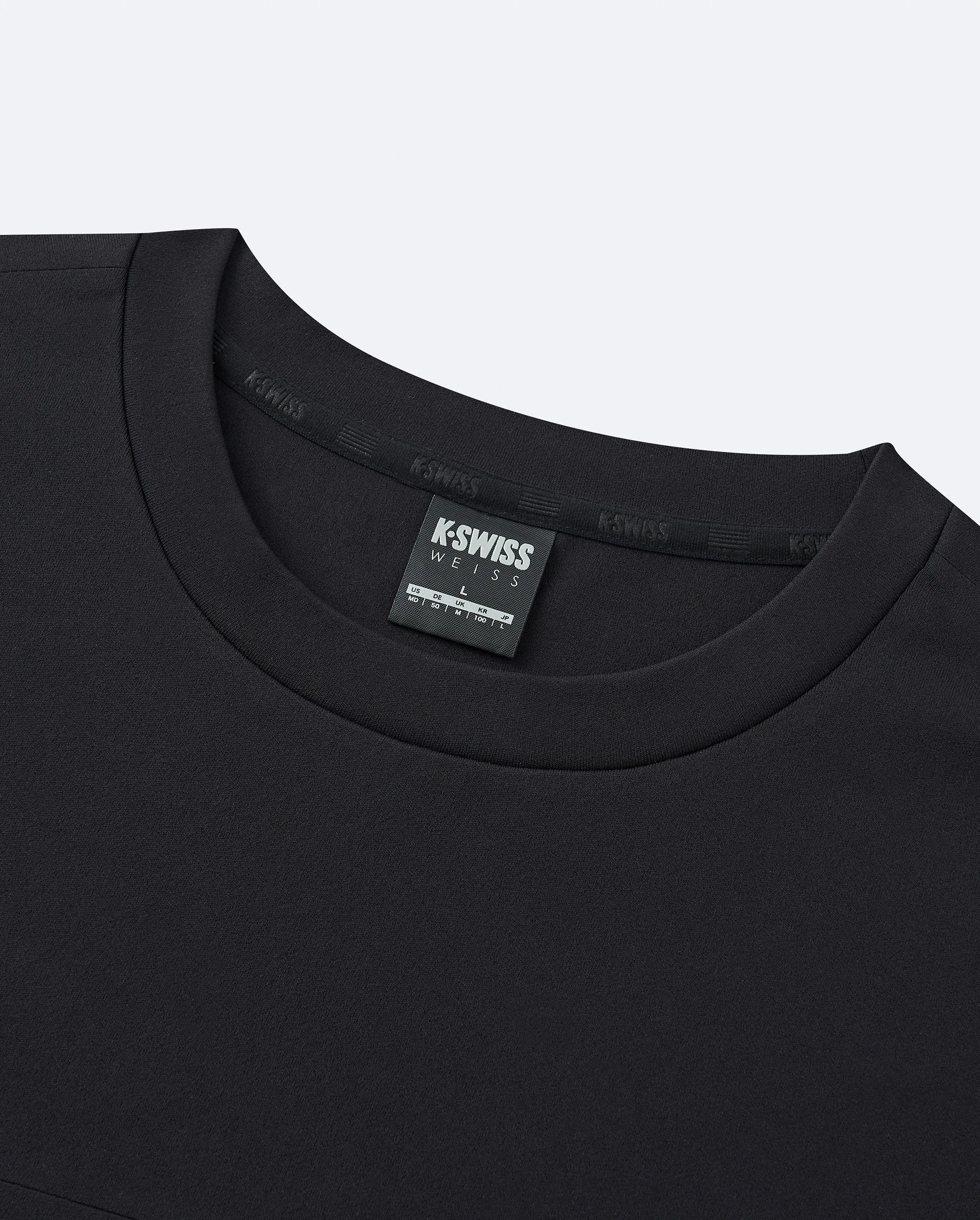 1010796-008 | MEN'S K·WEISS MIRCO-FLEECE LONG SLEEVES T-SHIRT | BLACK