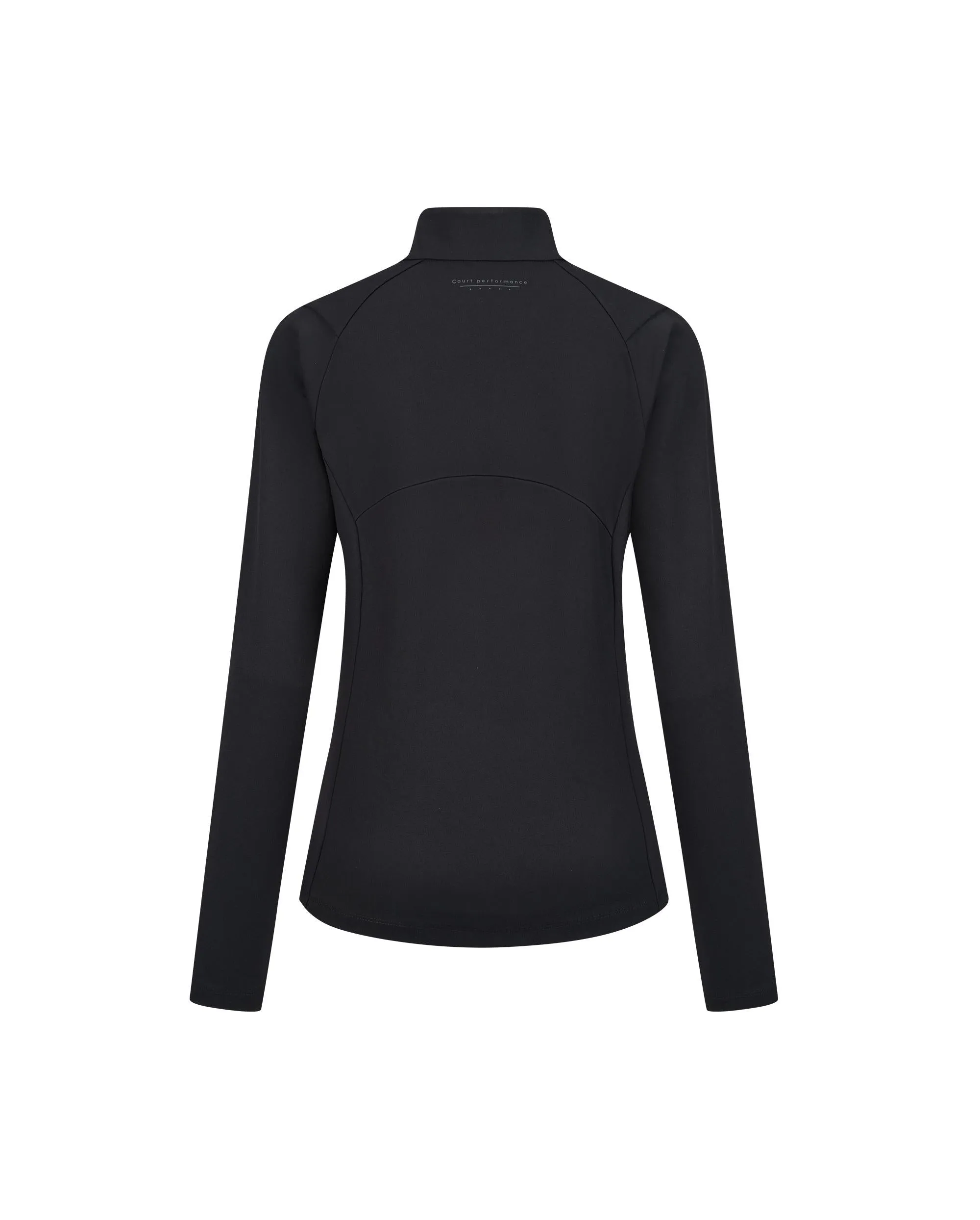 1911517-008 | WOMEN'S K-SWISS LOGO STAND COLLAR JACKET | BLACK