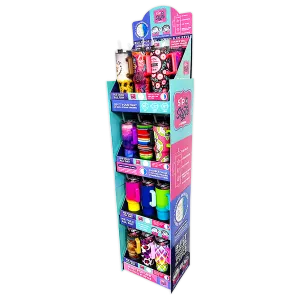 40 oz Insulated Printed Cup Assortment Floor Display - 24 Pieces Per Retail Ready Display 88523