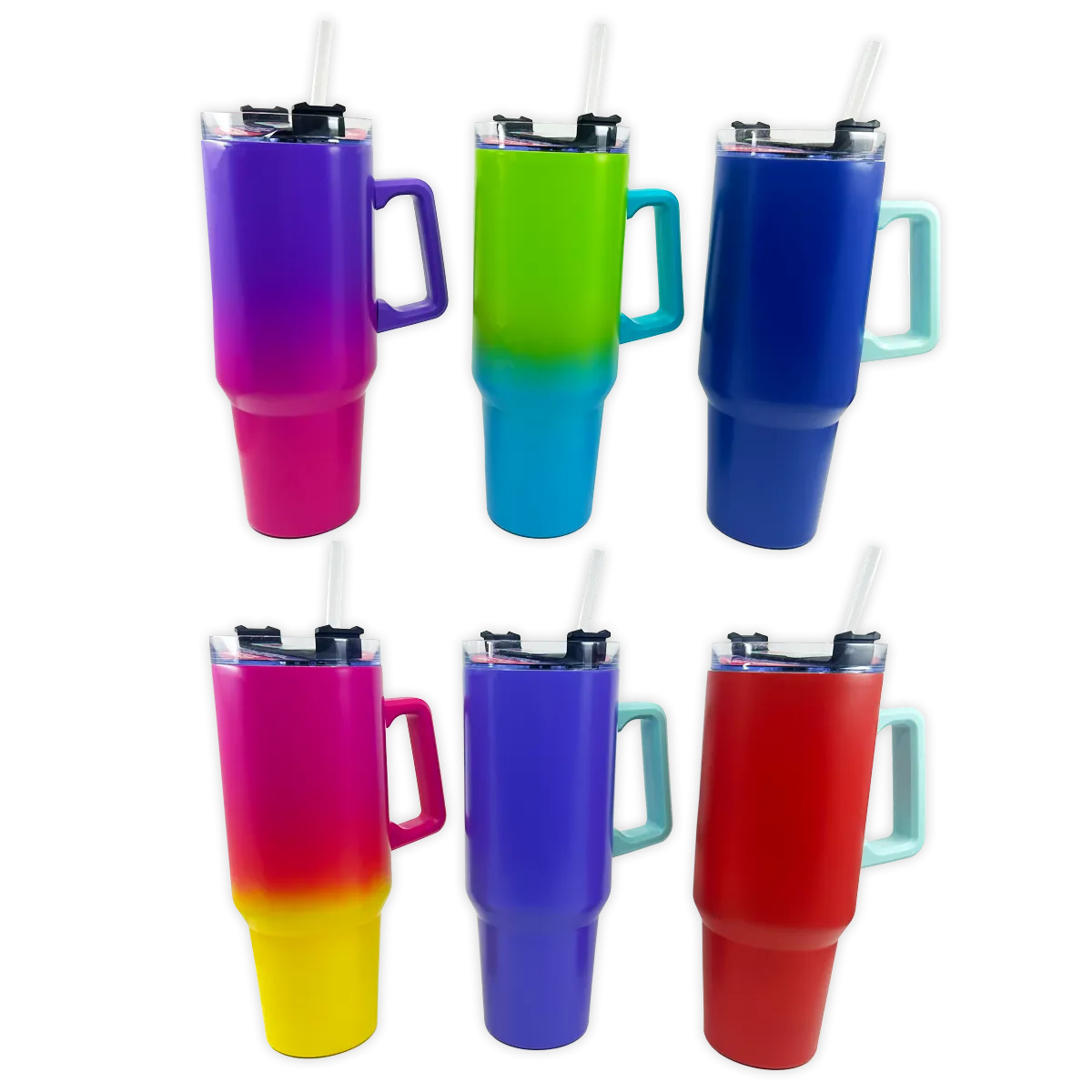 40 oz Insulated Printed Cup Assortment Floor Display - 24 Pieces Per Retail Ready Display 88523