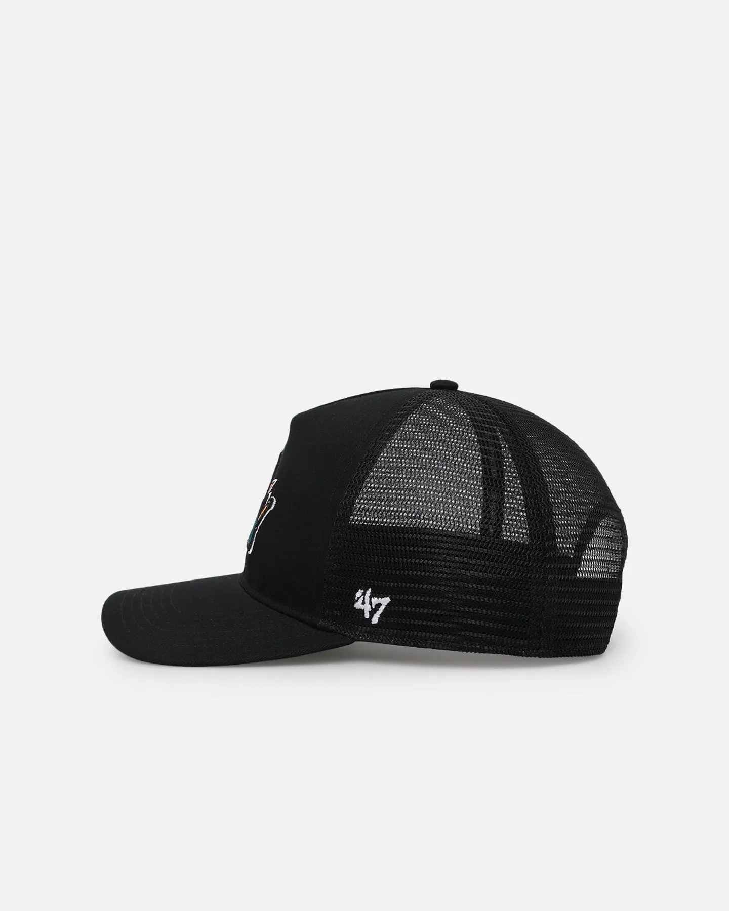 47 Brand San Jose Sharks Mesh '47 Hitch Trucker Snapback Black/Team