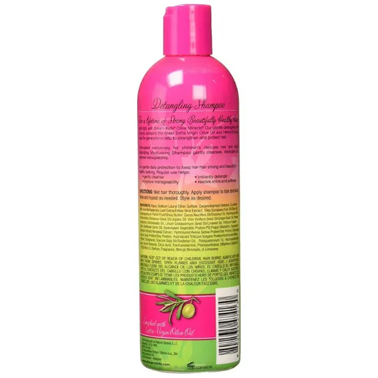 African Pride Dream Kids Olive Miracle Detangling Moisturizing Shampoo - 12 oz