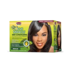 African Pride Olive Miracle Deep Conditioning No-Lye Relaxer