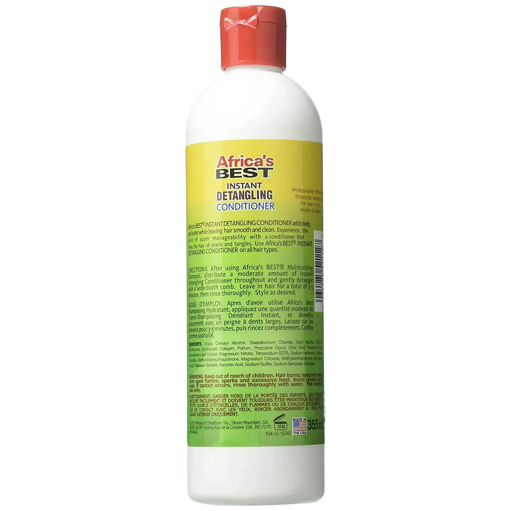 Africa's Best Instant Detangling Conditioner - 12 oz