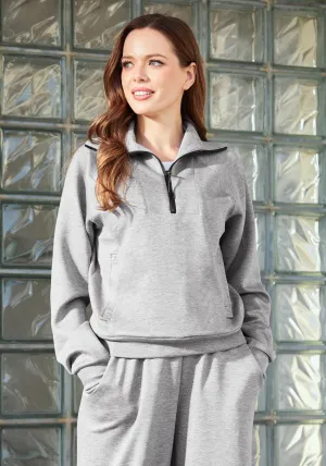 AirFlex Quarter Zip Pullover (Gray)