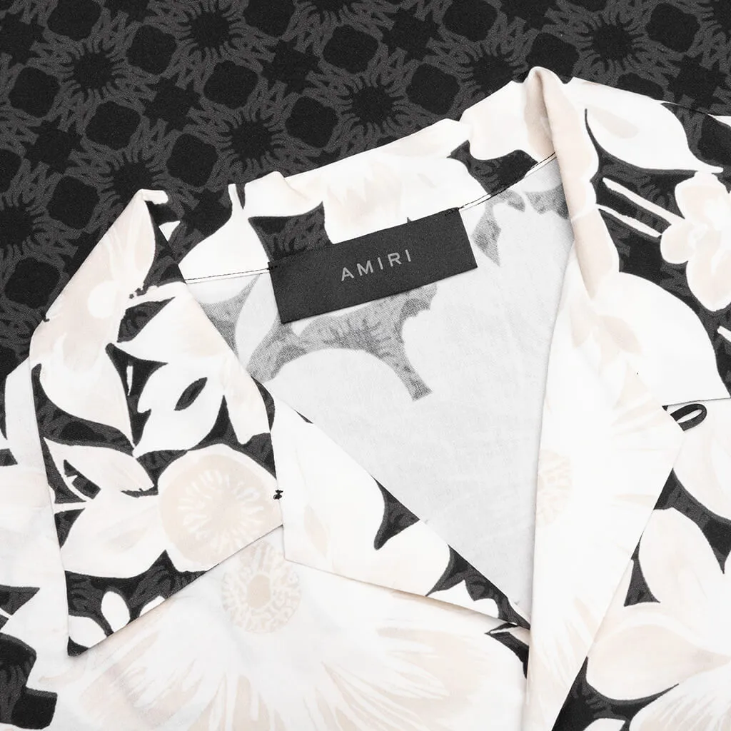 Amiri Garden Camp Shirt - Black