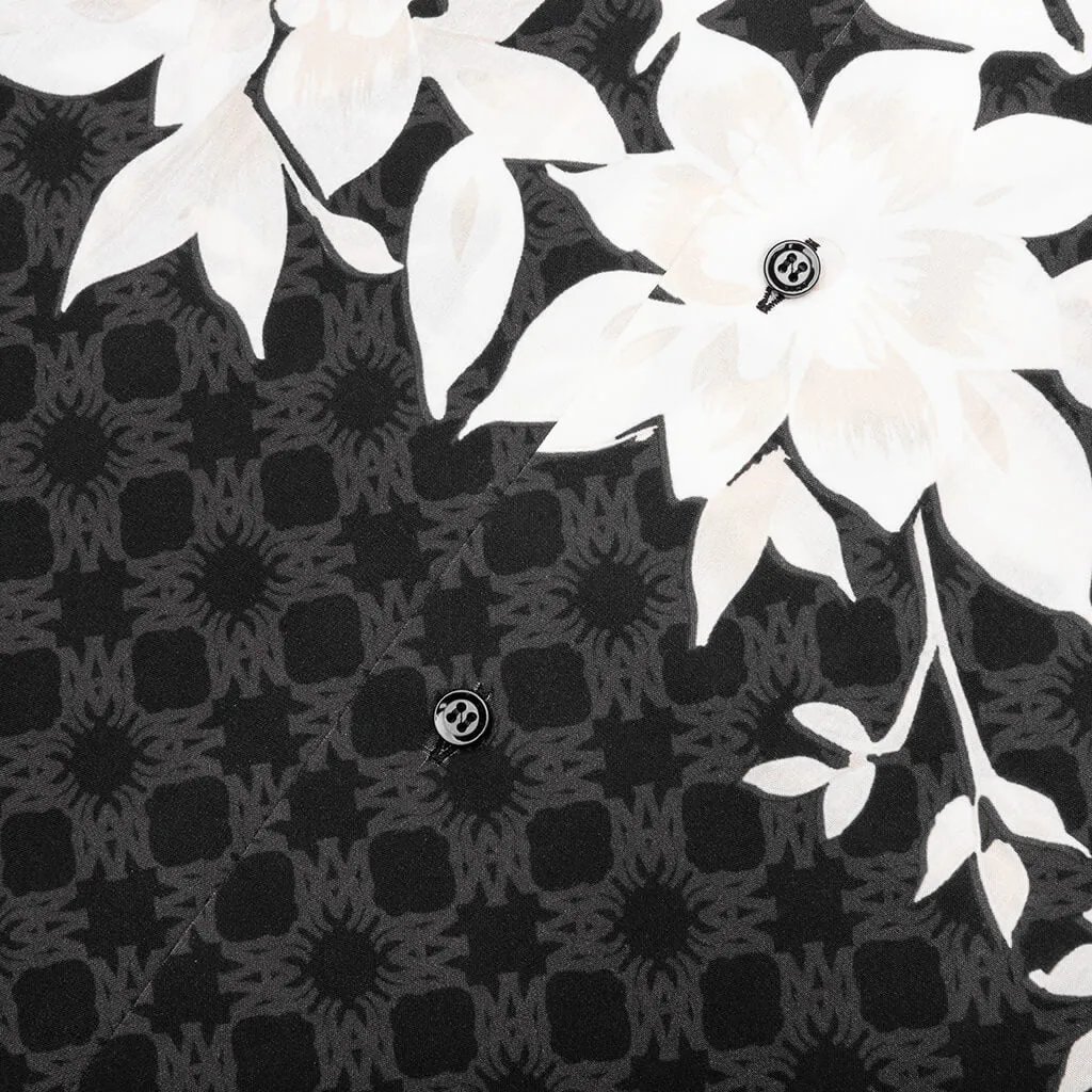 Amiri Garden Camp Shirt - Black