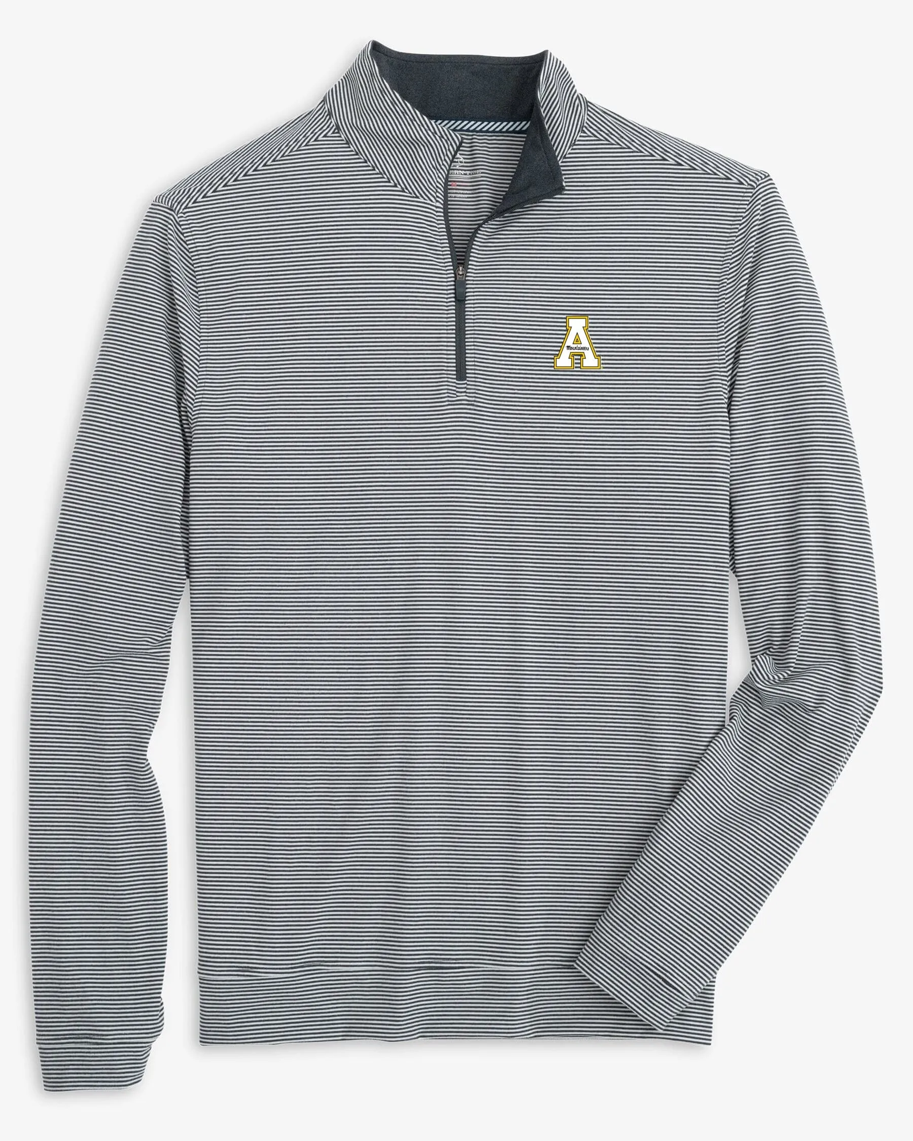 App State Cruiser Micro-Stripe Heather Quarter Zip