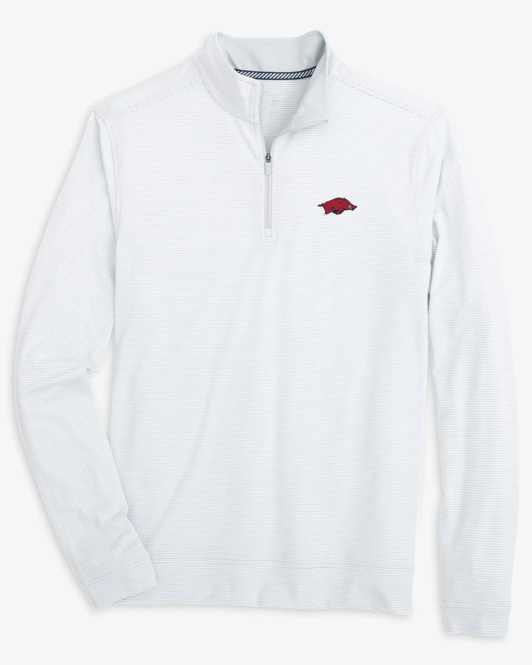 Arkansas Razorbacks Cruiser Micro-Stripe Heather Quarter Zip