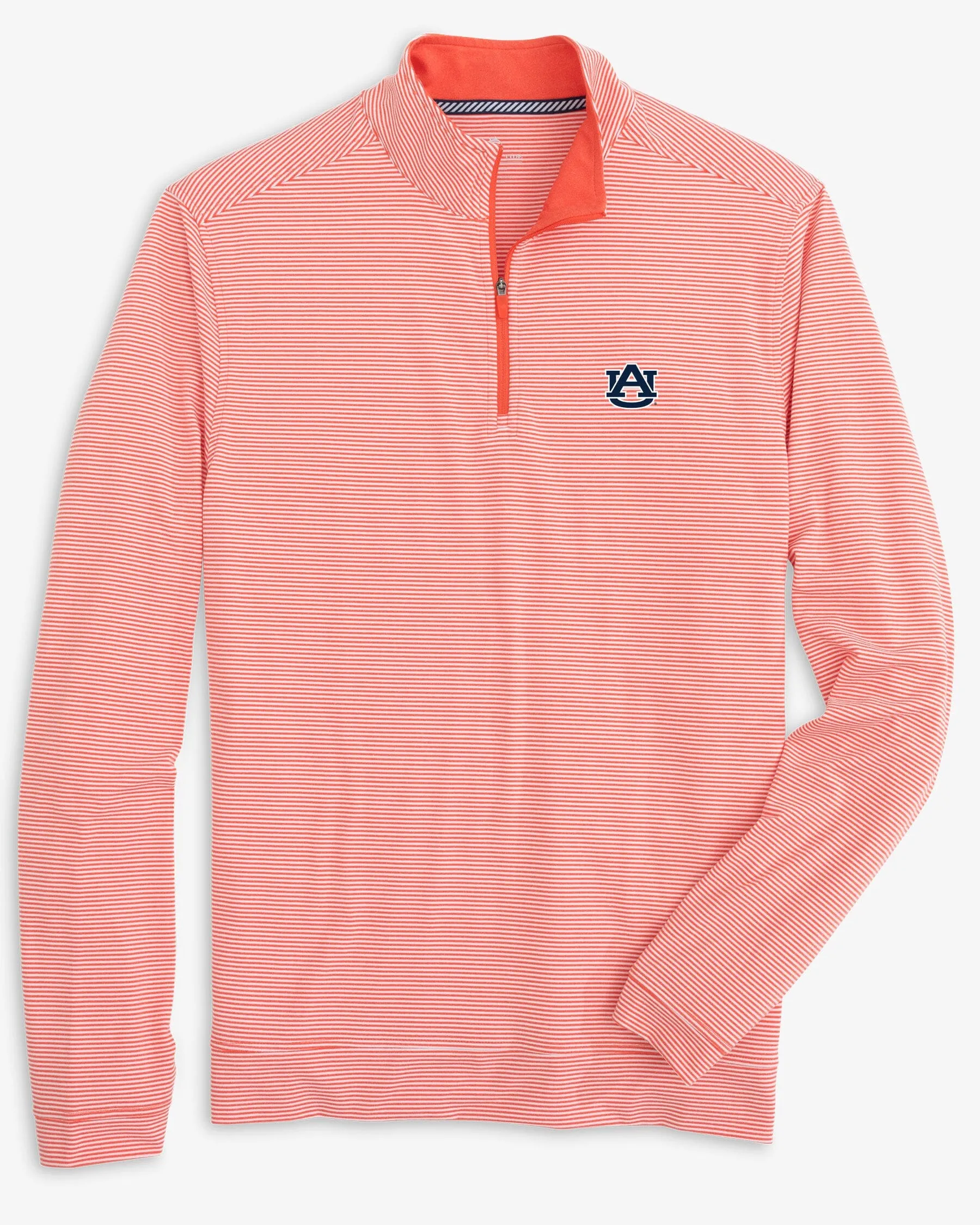 Auburn Tigers Cruiser Micro-Stripe Heather Quarter Zip