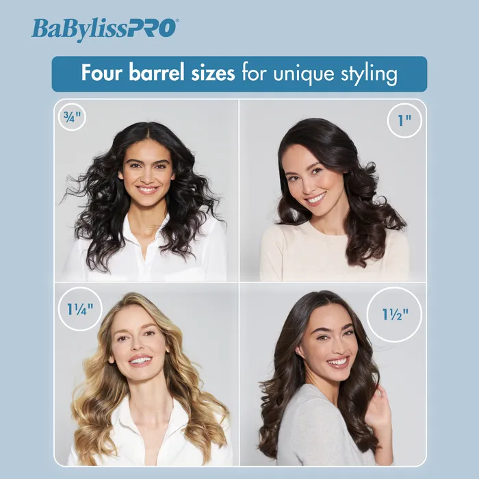 BaBylissPRO® Nano Titanium™ Spring Curling Iron - Choose Your Size
