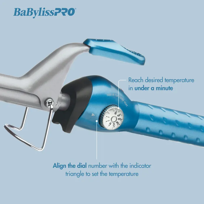BaBylissPRO® Nano Titanium™ Spring Curling Iron - Choose Your Size