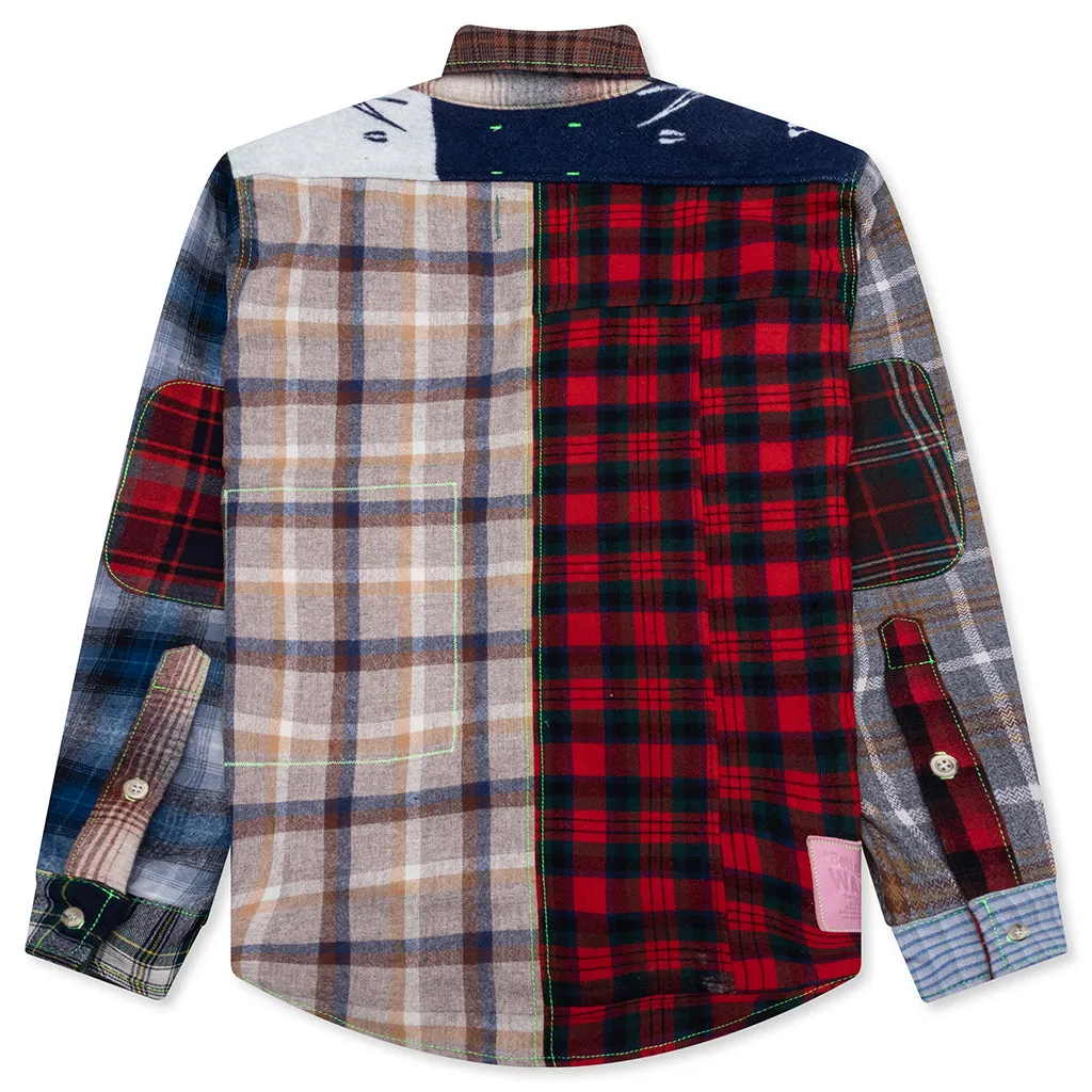 *Better with Age x Pendleton Whitney Reversible Flannel Overshirt - Multi