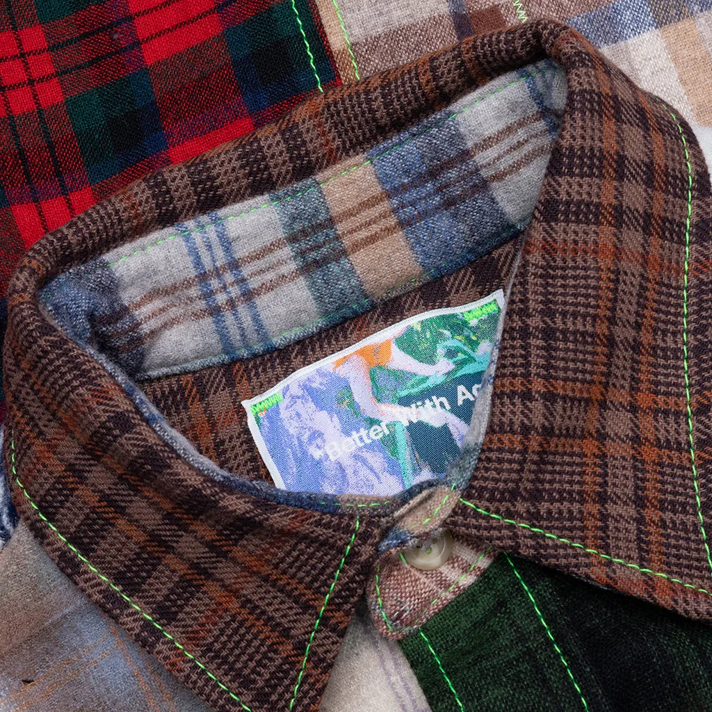 *Better with Age x Pendleton Whitney Reversible Flannel Overshirt - Multi