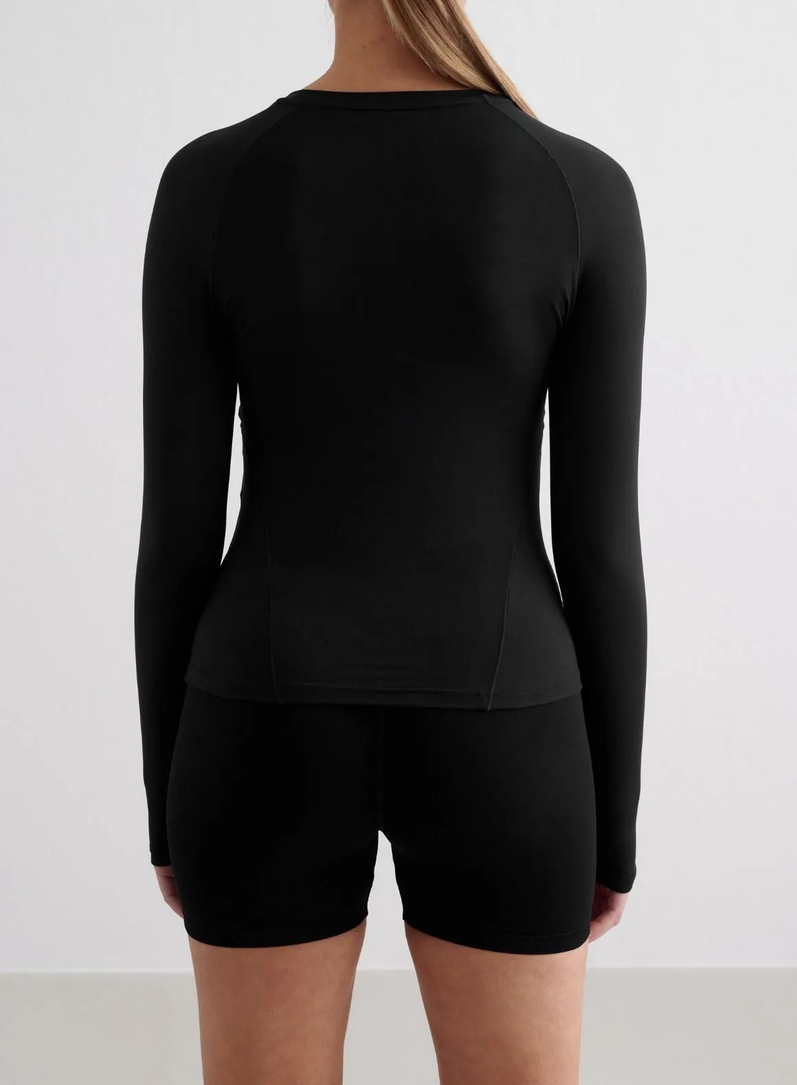 Black Soft Basic Long Sleeve