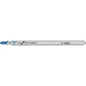 Bosch T718BF3  -  Flexible for Sandwich T-Shank Jig Saw Blades – 3 Pack 7″ 14TPI
