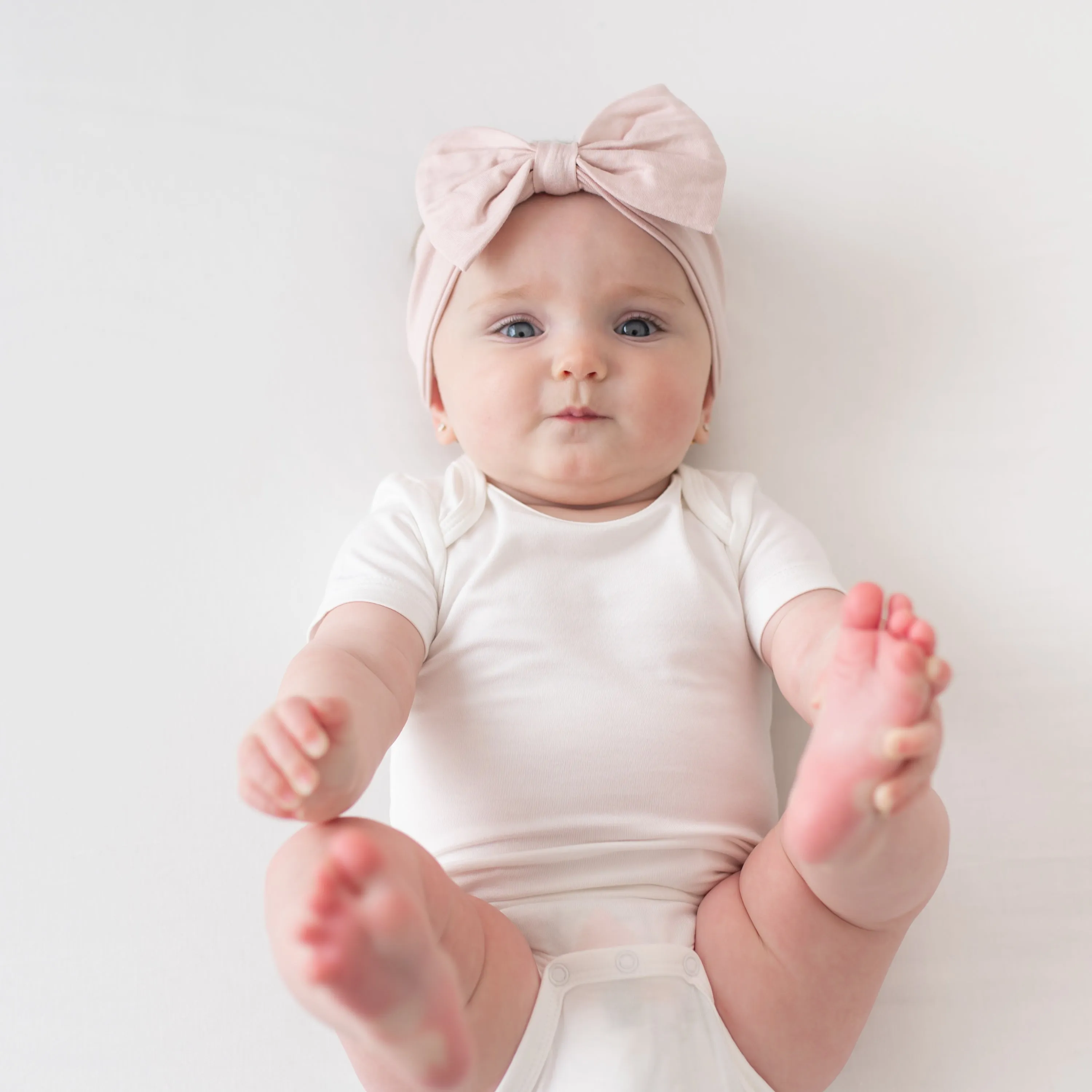 Bow Headband in Blush