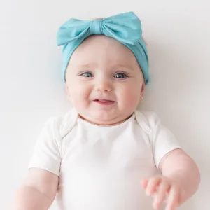 Bow Headband in Makai