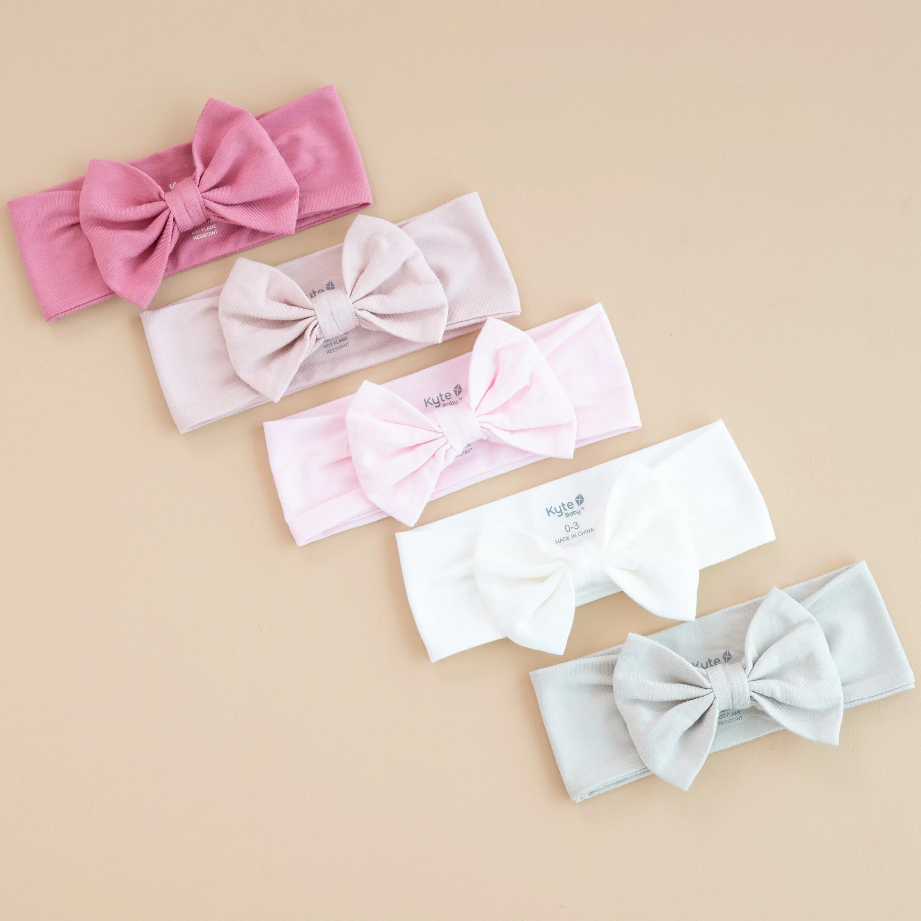 Bow Headband in Oat