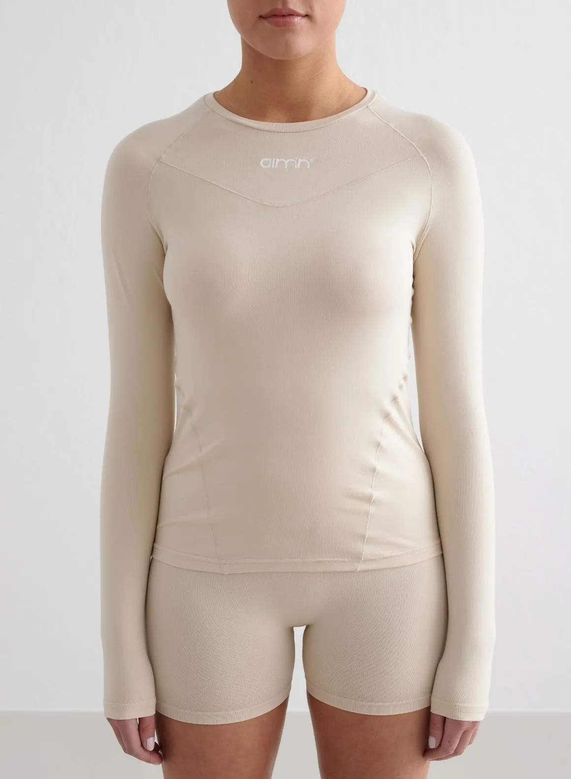 Café Au Lait Soft Basic Long Sleeve