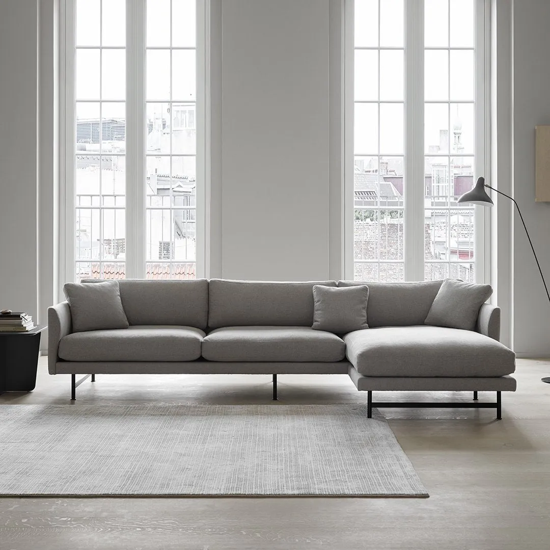 Calmo Sofa 80 - 3-Seater - Chaise - Metal Base