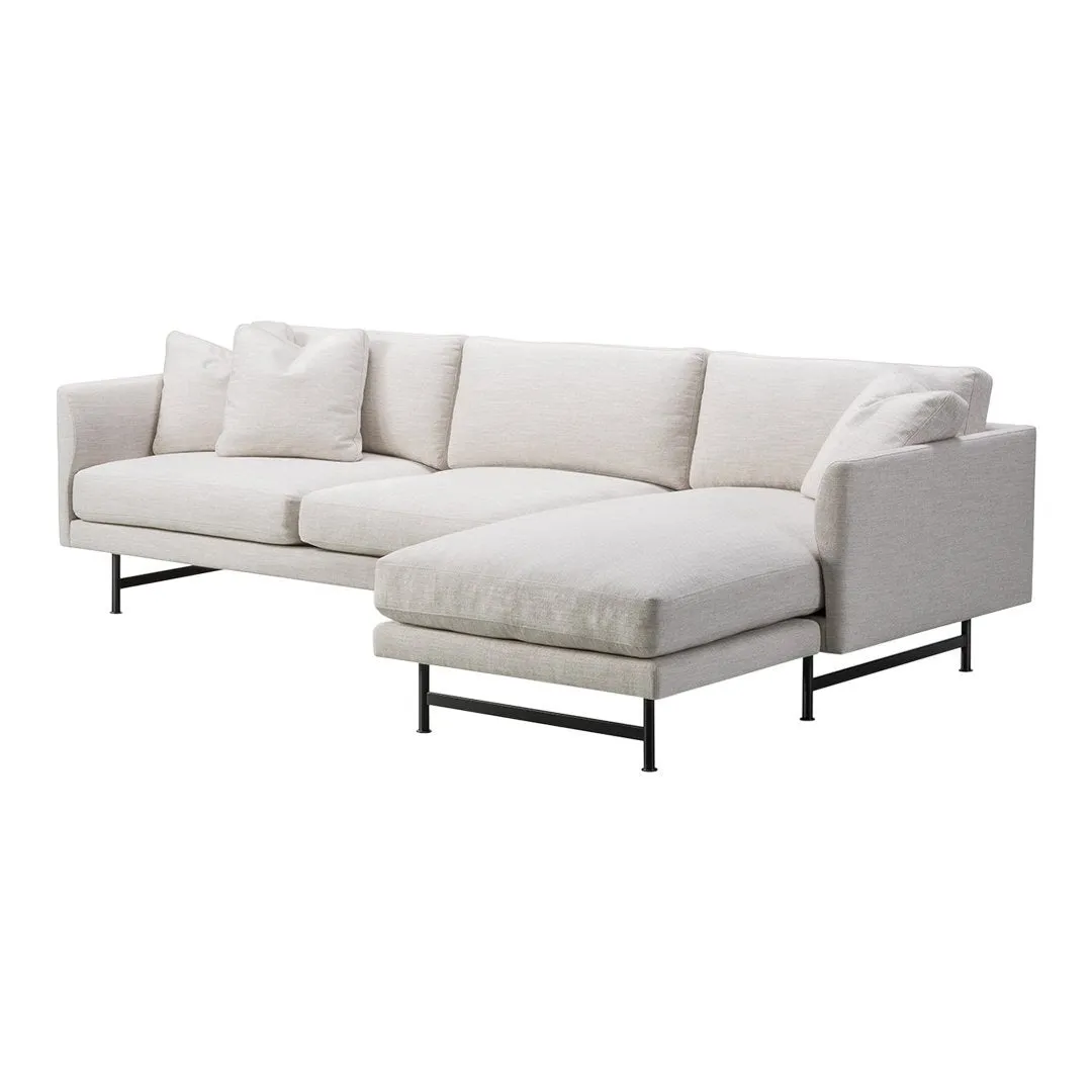 Calmo Sofa 80 - 3-Seater - Chaise - Metal Base