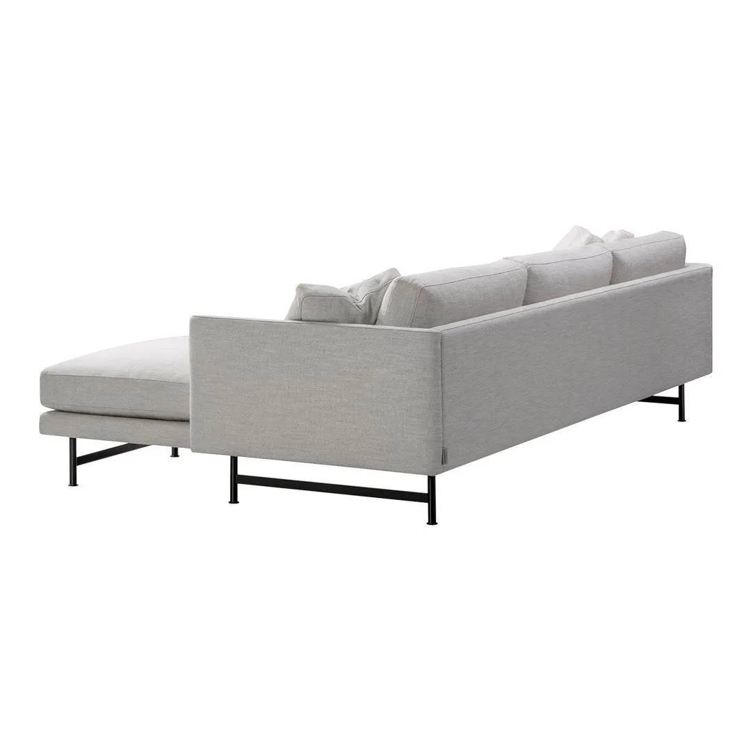 Calmo Sofa 80 - 3-Seater - Chaise - Metal Base