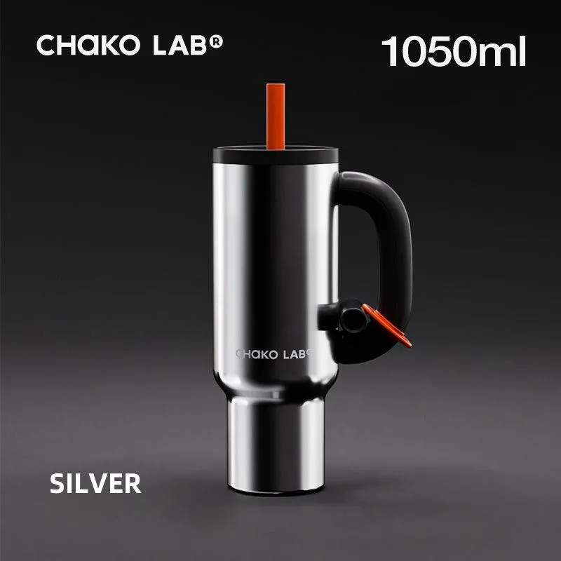 Chako Lab Kettle 1050ml Insulated Water Bottle with Leak-Proof Design and 316 Stainless Steel Interior