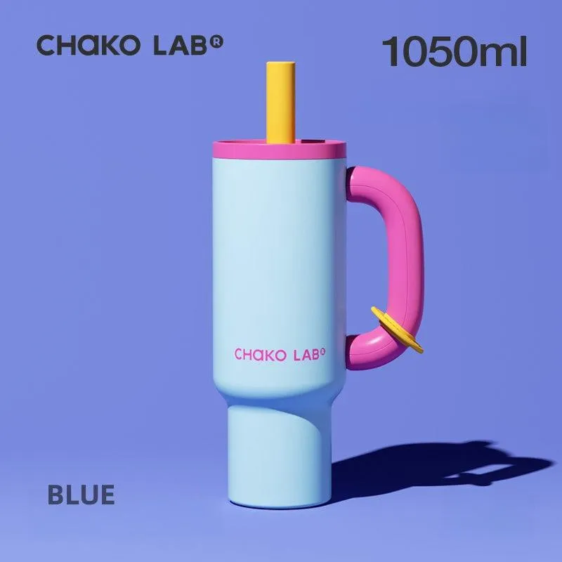 Chako Lab Kettle 1050ml Insulated Water Bottle with Leak-Proof Design and 316 Stainless Steel Interior