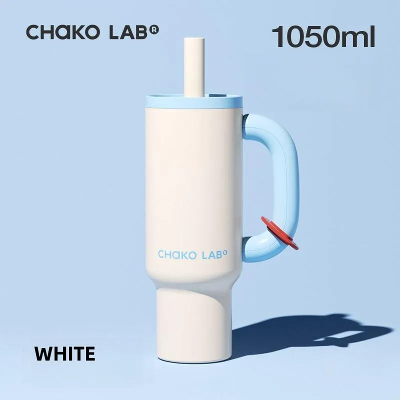 Chako Lab Kettle 1050ml Insulated Water Bottle with Leak-Proof Design and 316 Stainless Steel Interior