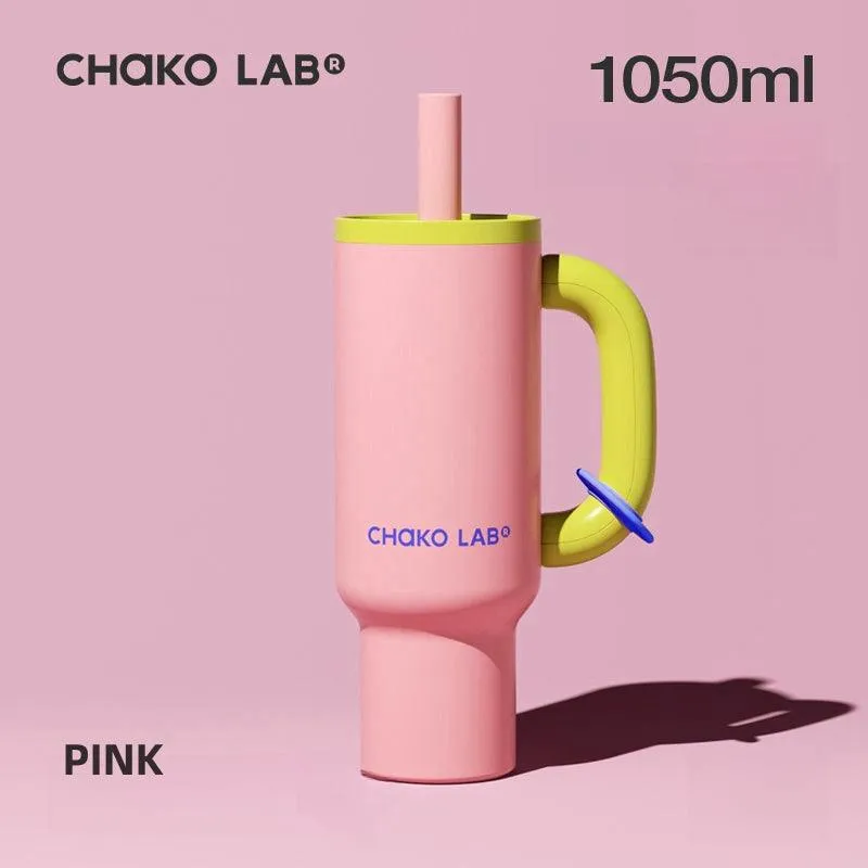 Chako Lab Kettle 1050ml Insulated Water Bottle with Leak-Proof Design and 316 Stainless Steel Interior