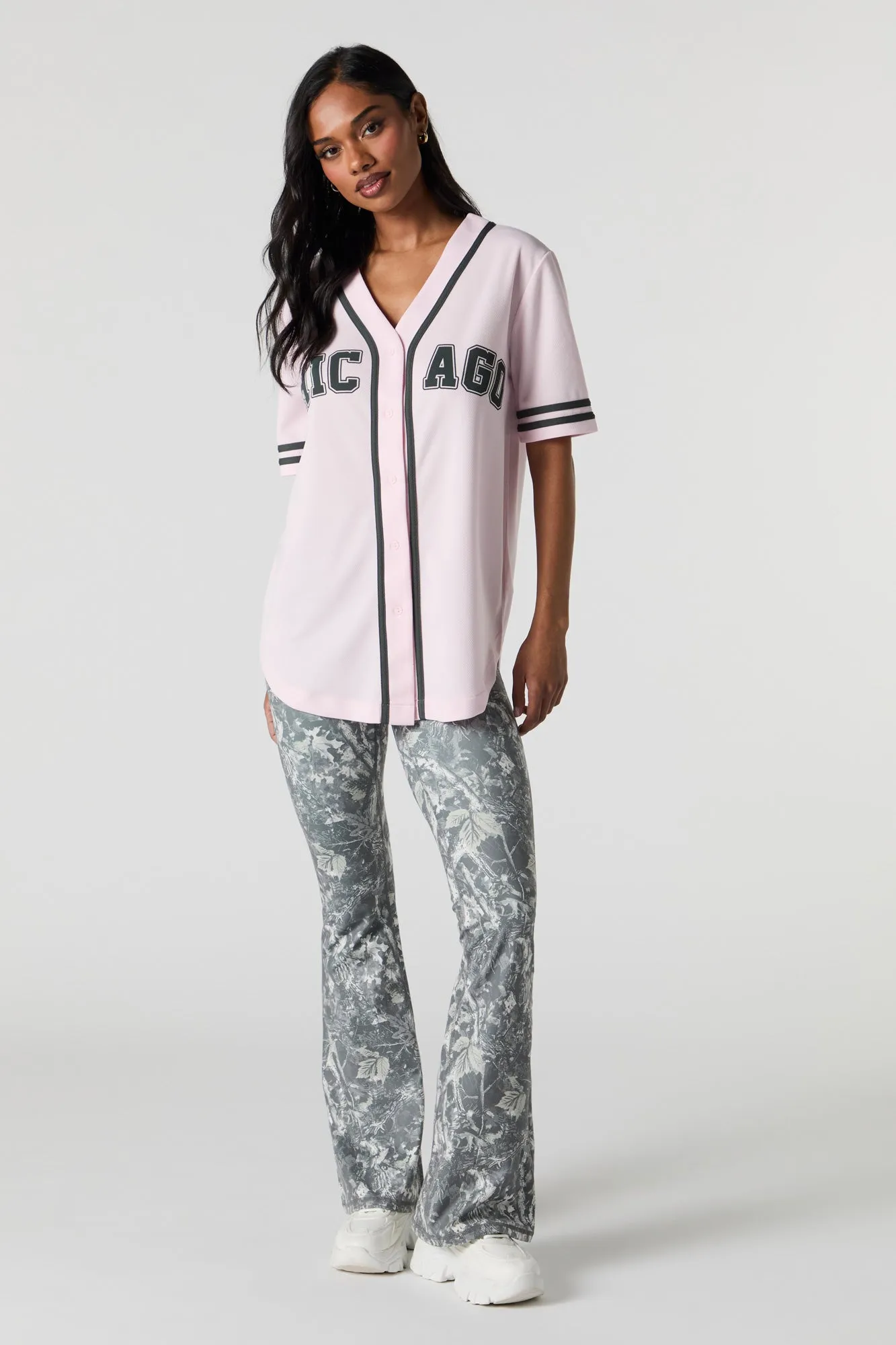 City Graphic Mesh Baseball Jersey