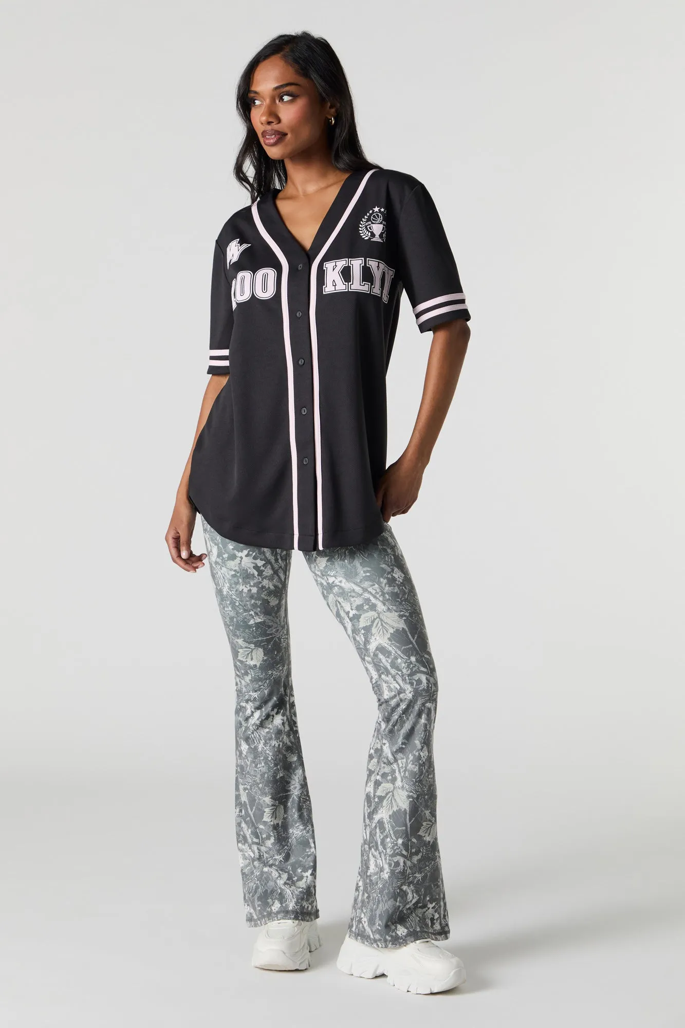 City Graphic Mesh Baseball Jersey
