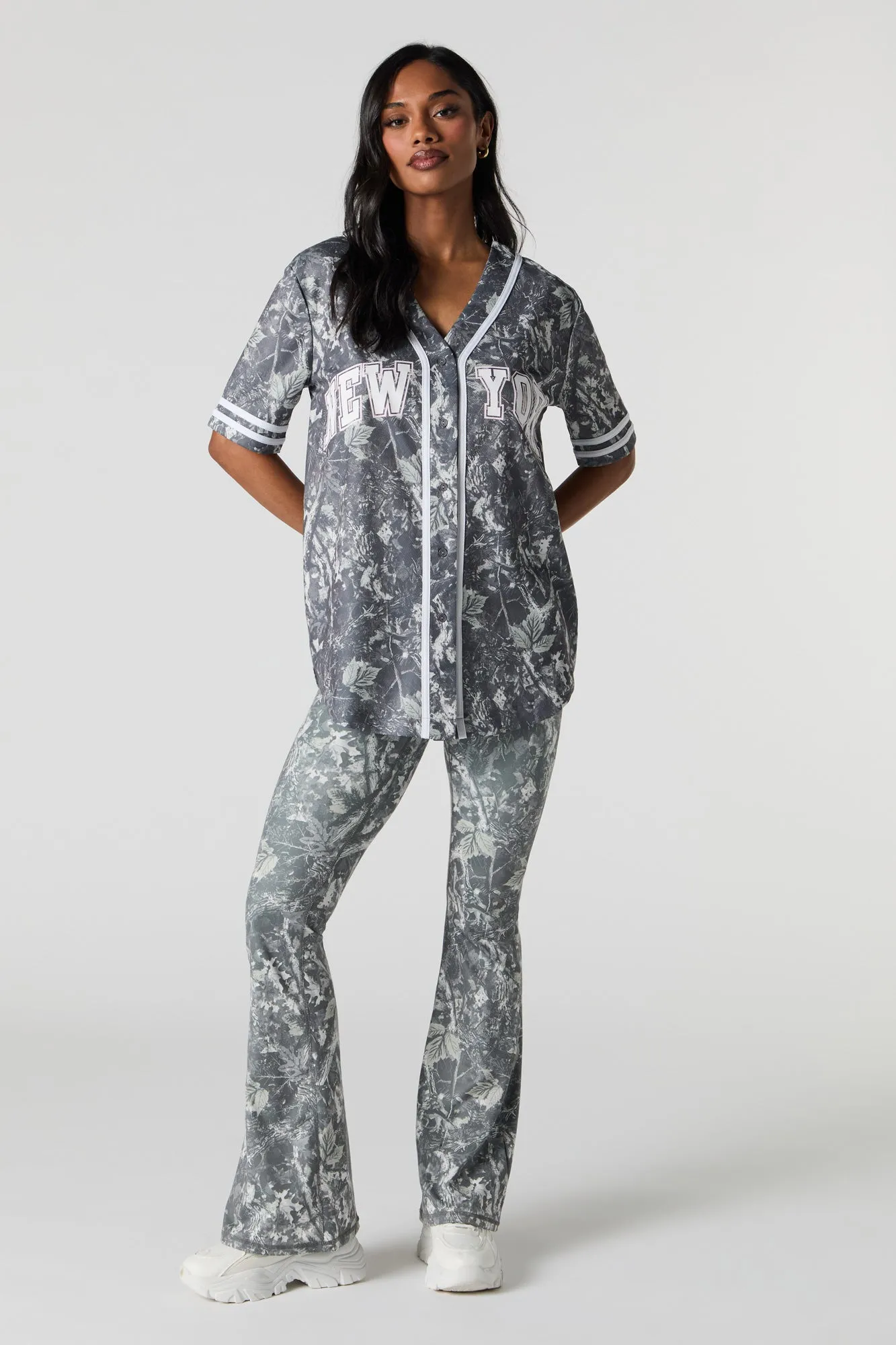 City Graphic Mesh Baseball Jersey