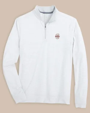 College of Charleston Cougars Cruiser Micro-Stripe Heather Quarter Zip