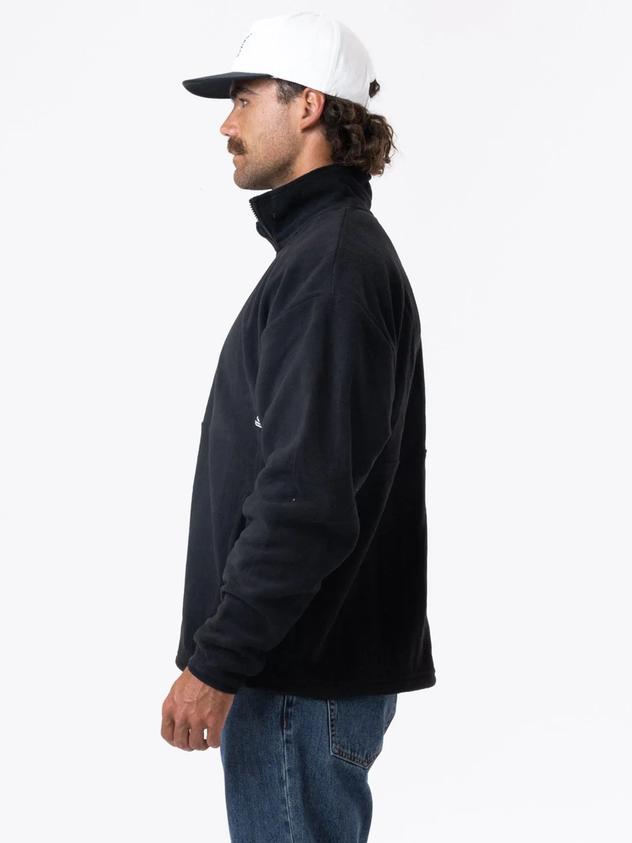 Cortex Quarter Zip Polar Fleece - Black