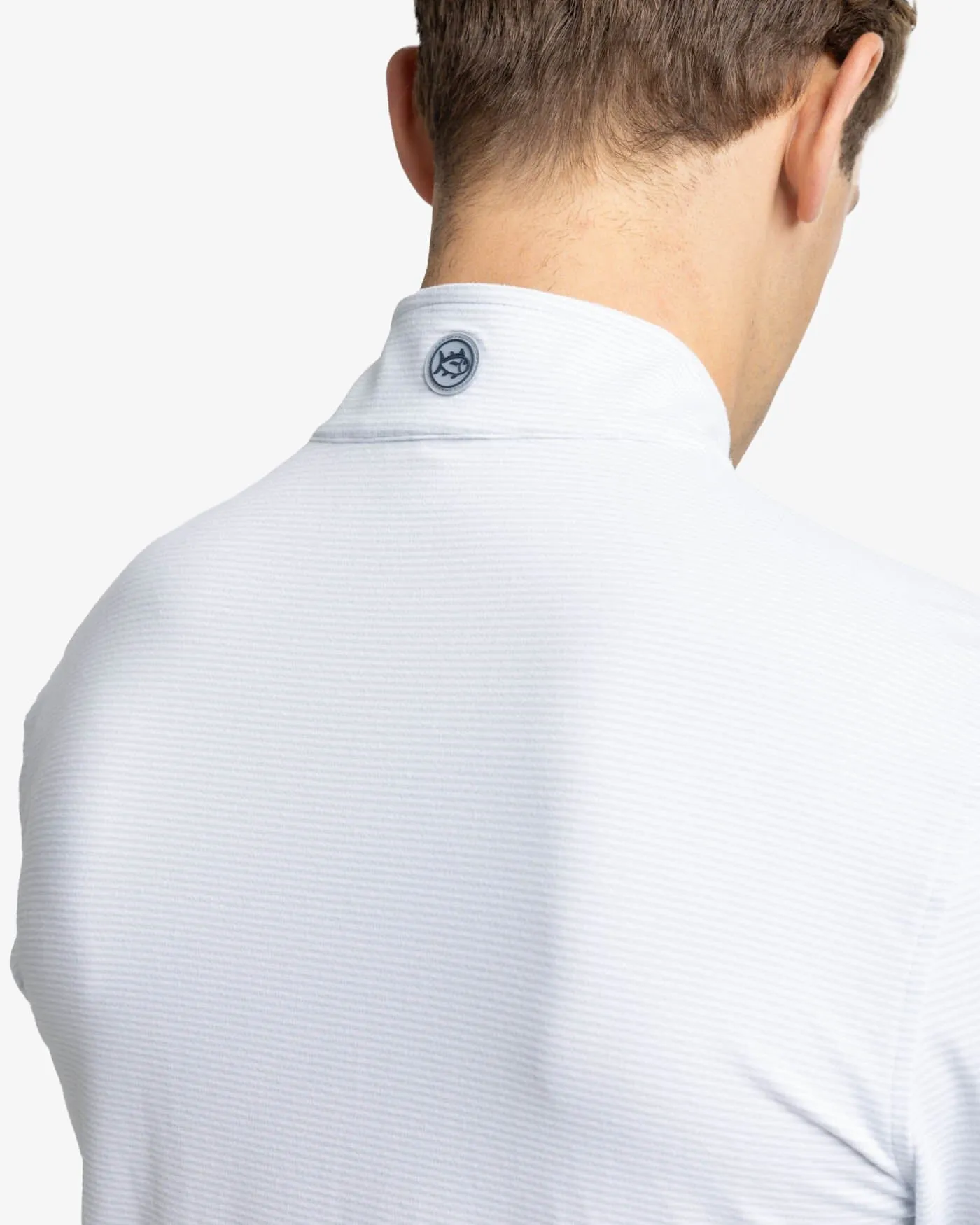 Cruiser Micro-Stripe Heather Quarter Zip