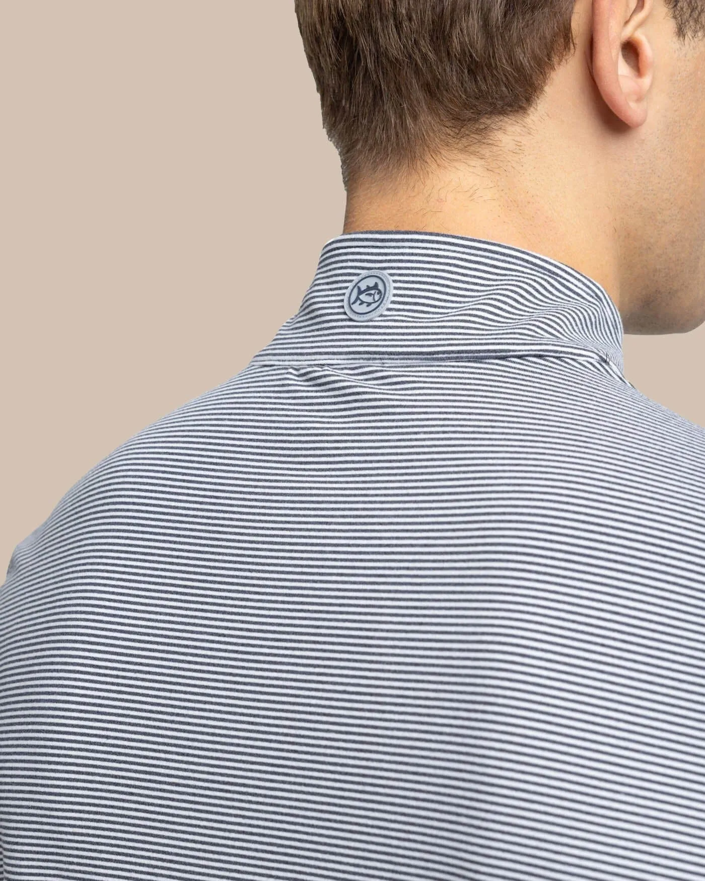 Cruiser Micro-Stripe Heather Quarter Zip