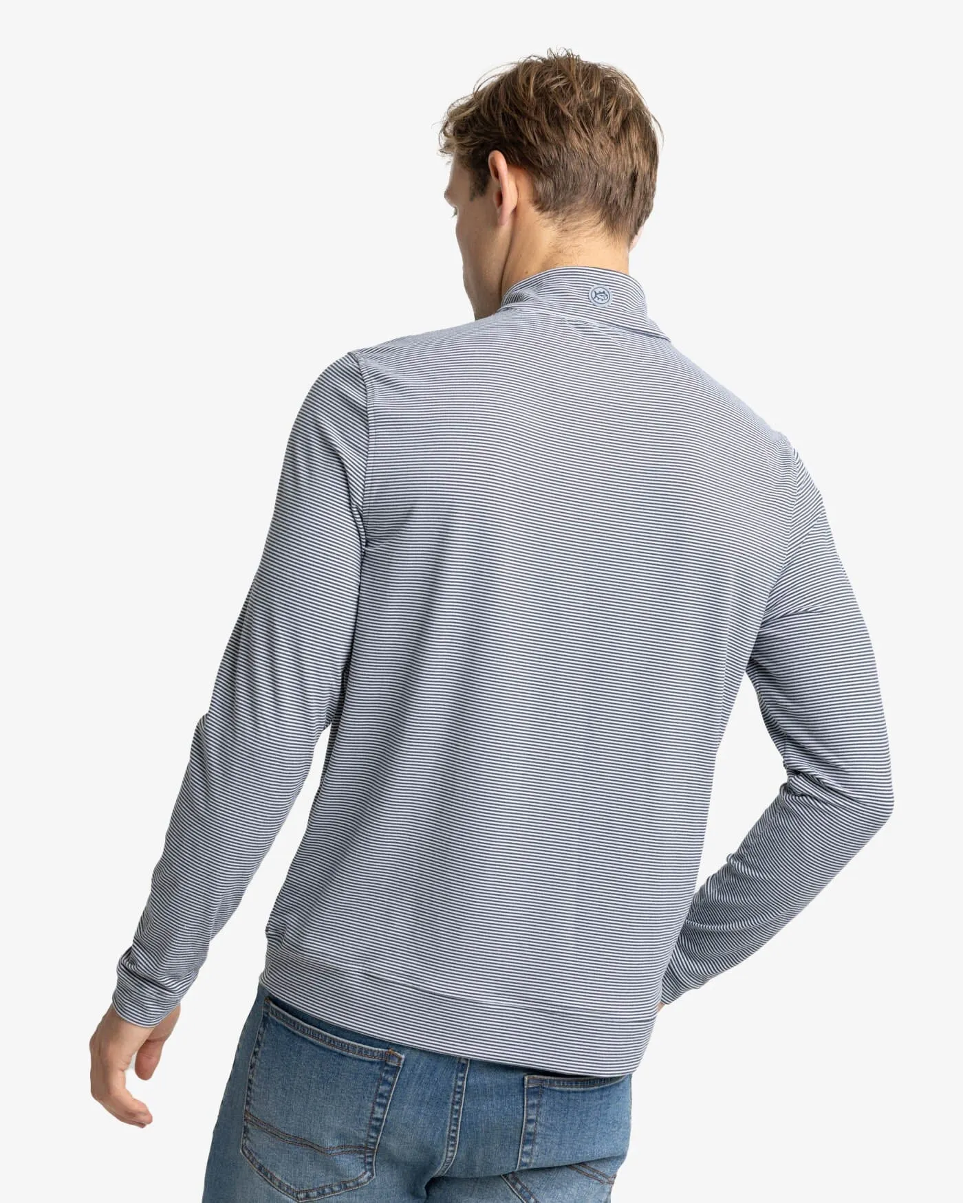 Cruiser Micro-Stripe Heather Quarter Zip