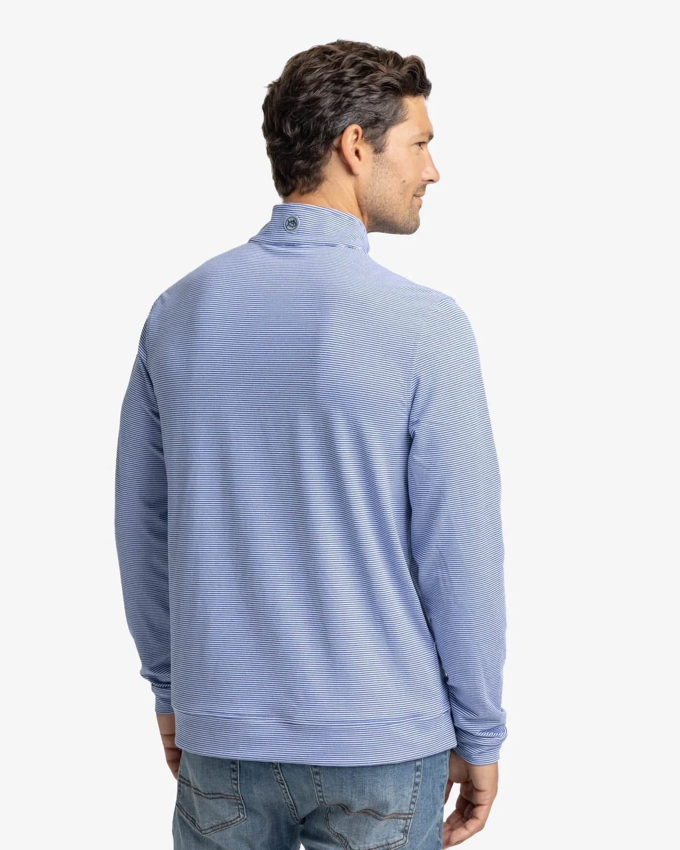 Cruiser Micro-Stripe Heather Quarter Zip