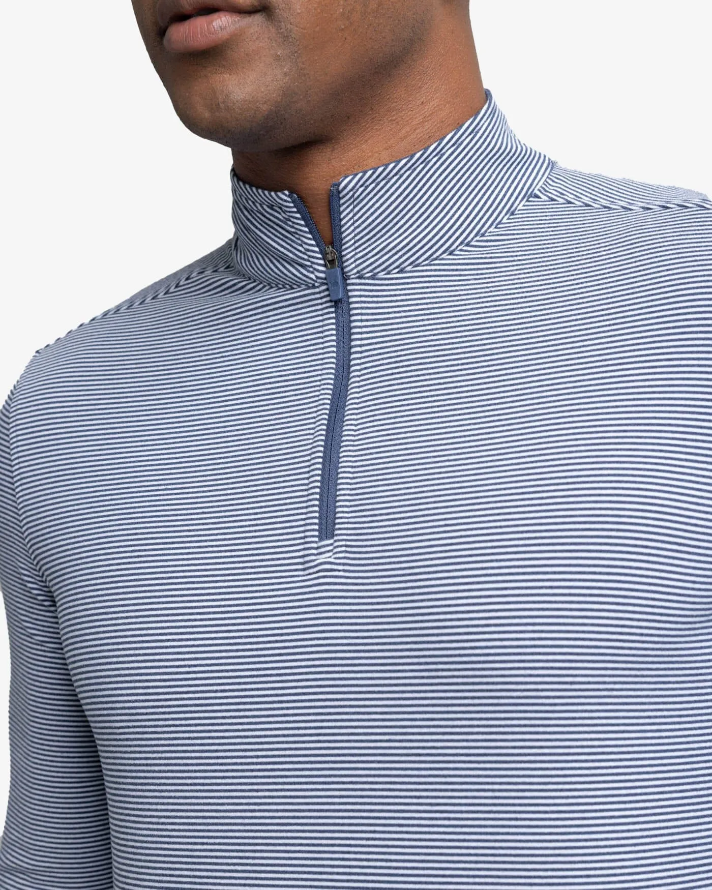Cruiser Micro-Stripe Heather Quarter Zip
