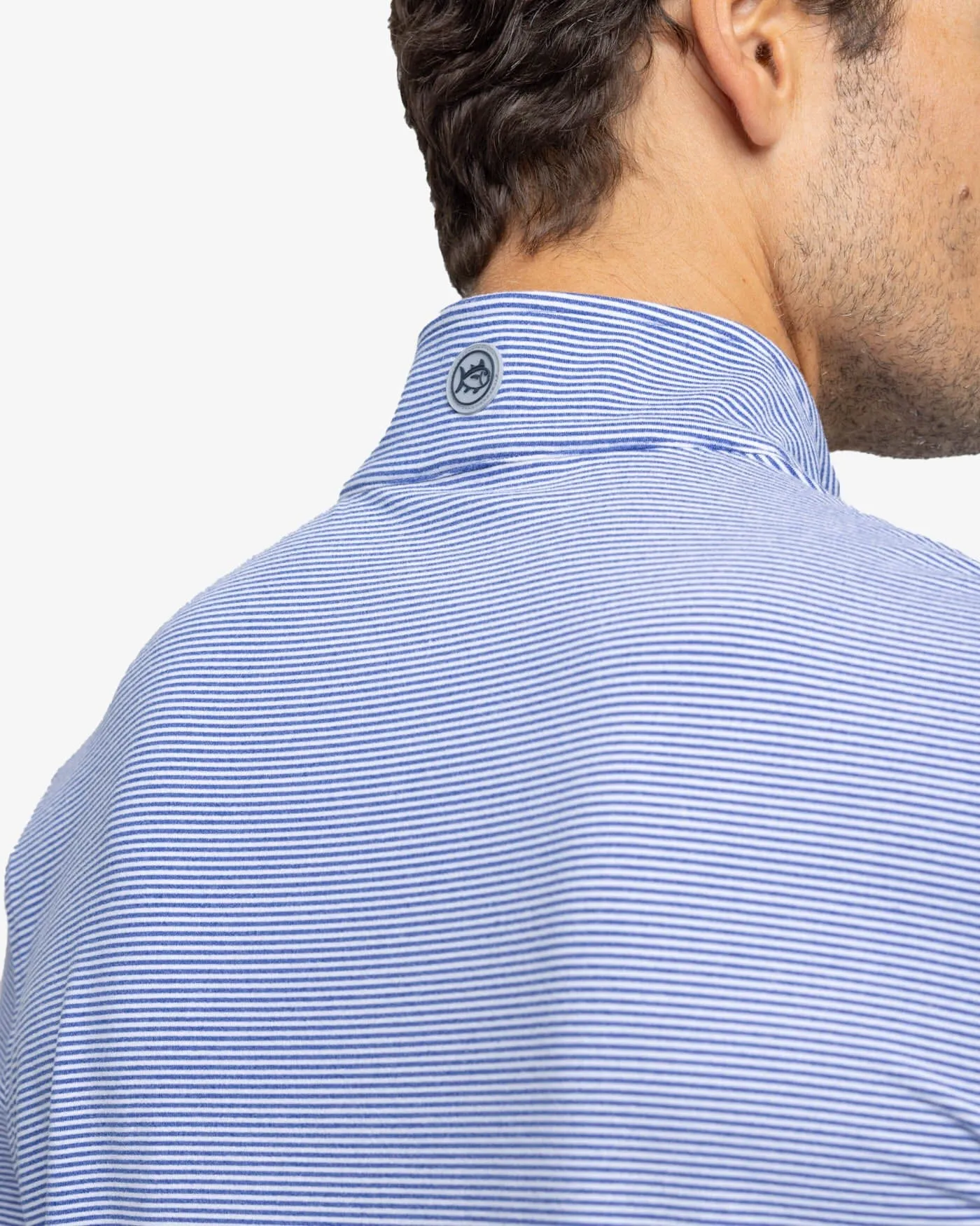 Cruiser Micro-Stripe Heather Quarter Zip