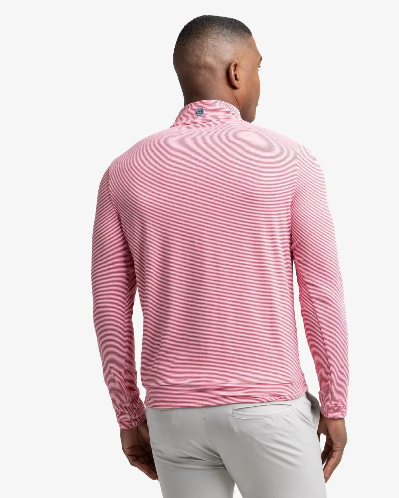 Cruiser Micro-Stripe Heather Quarter Zip