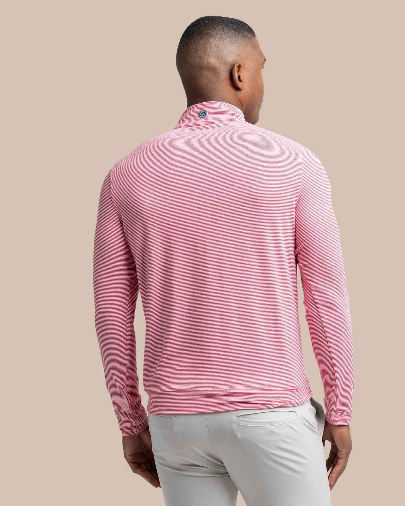 Cruiser Micro-Stripe Heather Quarter Zip