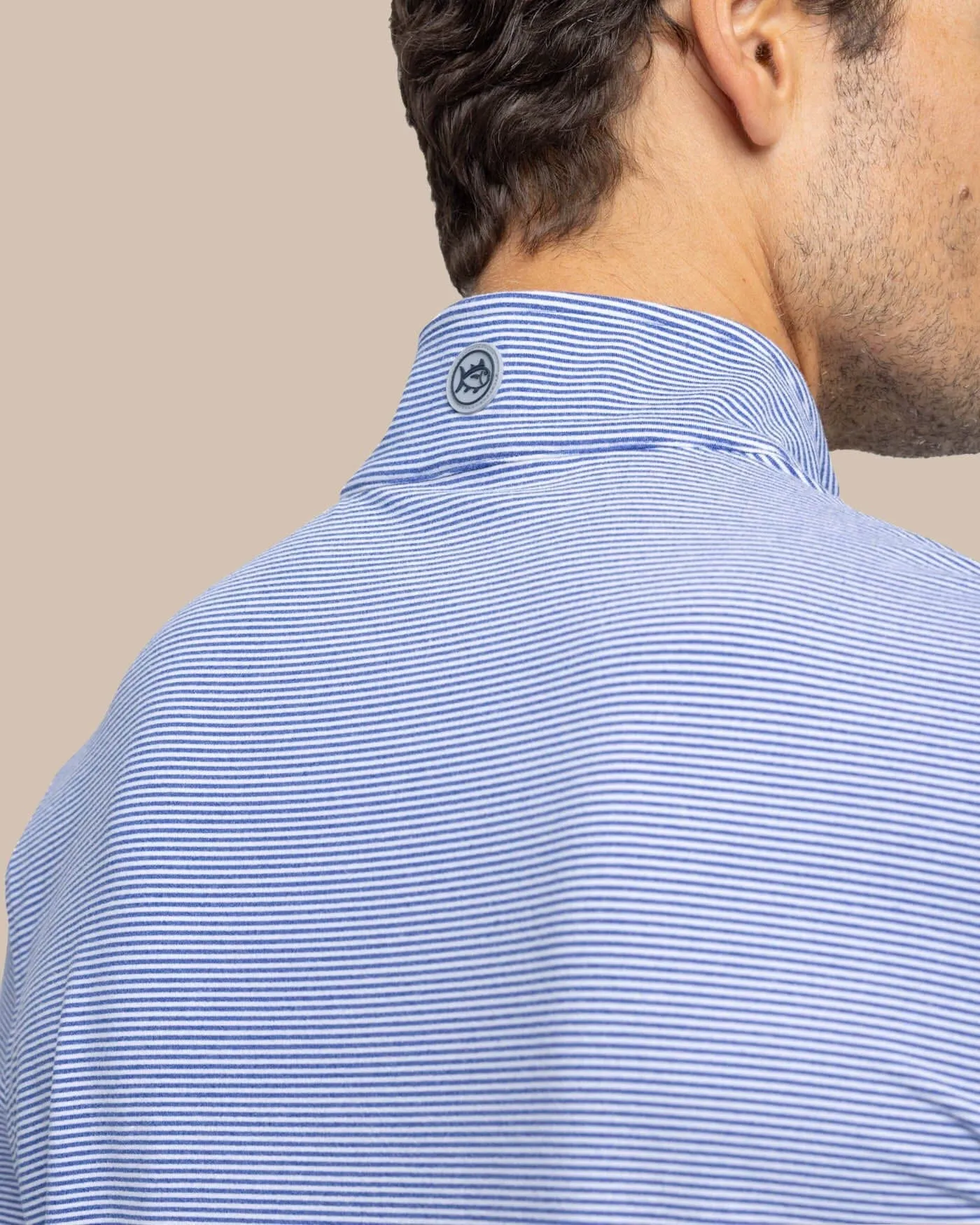 Cruiser Micro-Stripe Heather Quarter Zip