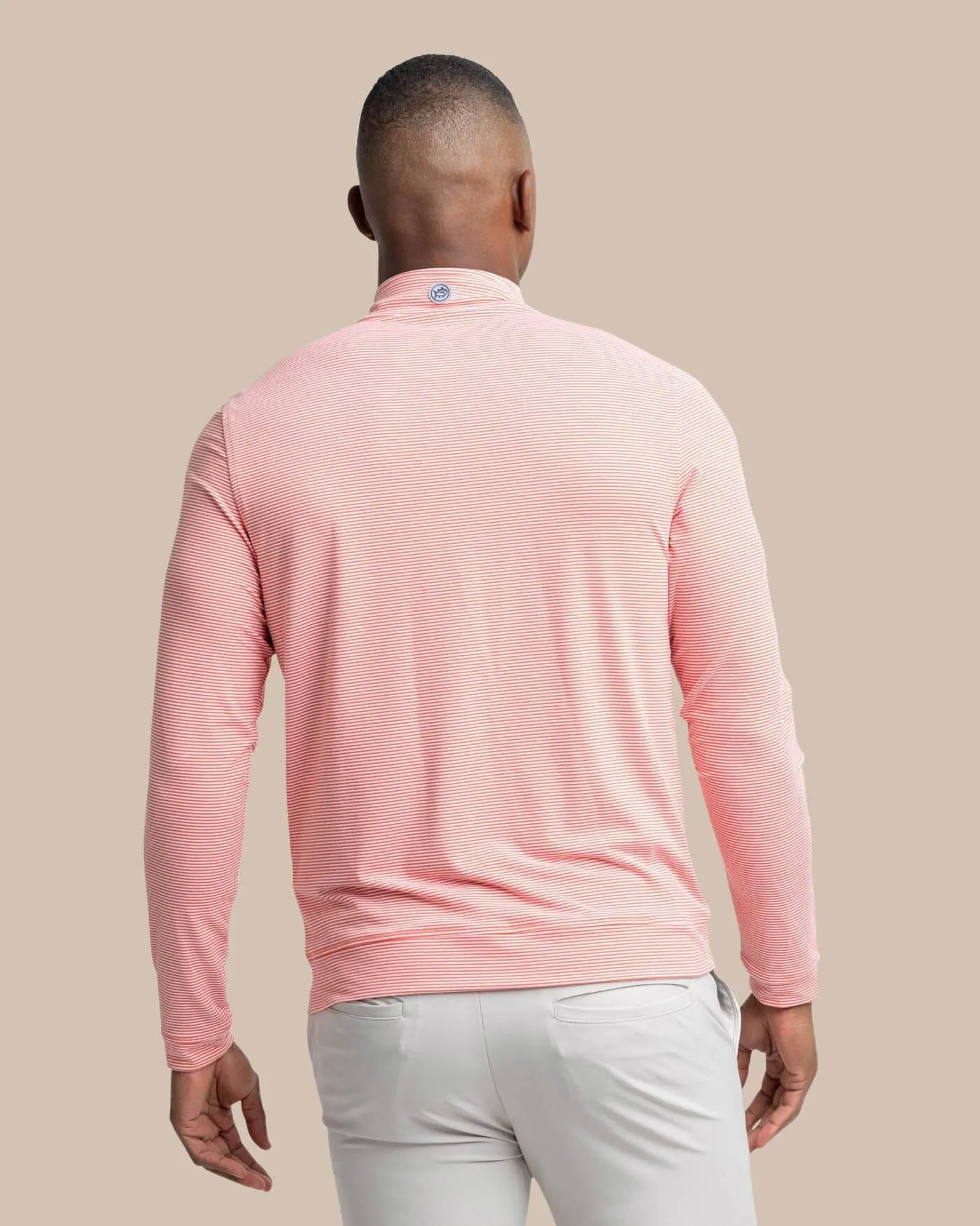 Cruiser Micro-Stripe Heather Quarter Zip