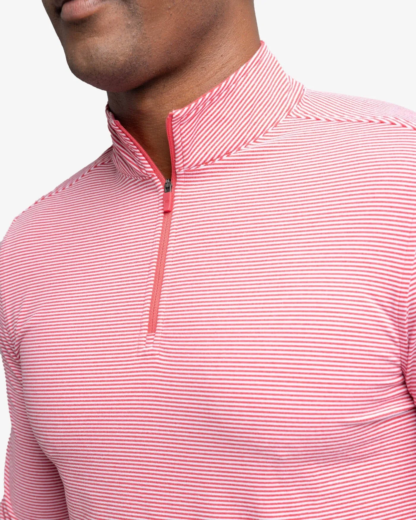 Cruiser Micro-Stripe Heather Quarter Zip