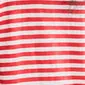 Cuffed Muscle Tee (Crimson Stripe)