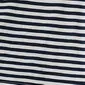 Cuffed Muscle Tee (Navy Stripe)